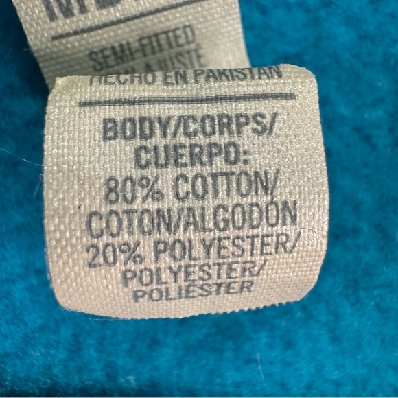 Under Armour Semi Fitted Blue 1/4 Zip Pullover Hooded Sweater Size Medium - Picture 5 of 12